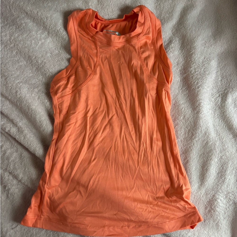 Women's Sleeveless Orange Top